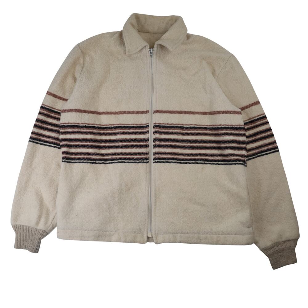 True Vintage Coming Attractions Striped Light Jacket